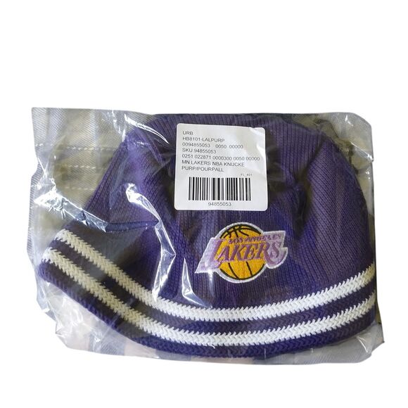 Mitchell & Ness Los Angeles Lakers NBA Knucket Knit Bucket Hat - Picture 4 of 4